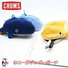 画像1: CHUMS チャムス Whale Zipper Pouch ホエール ジッパー ポーチ  (1)