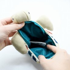 画像2: CHUMS チャムス Turtle Mini Pouch タートル ミニ ポーチ  (2)