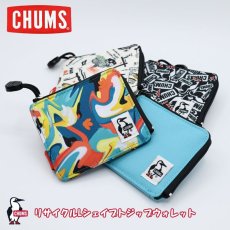 画像1: CHUMS チャムス Recycle L-Shaped Zip Wallet リサイクルエルシェイプドジップウォレット  (1)