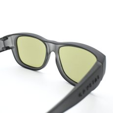 画像5: CRYSTAL クリスタル Over The Glasses2 オーバーザグラス2 MATTE GREY/Amber Green R425 メガネの上からかけるオーバーグラス (5)