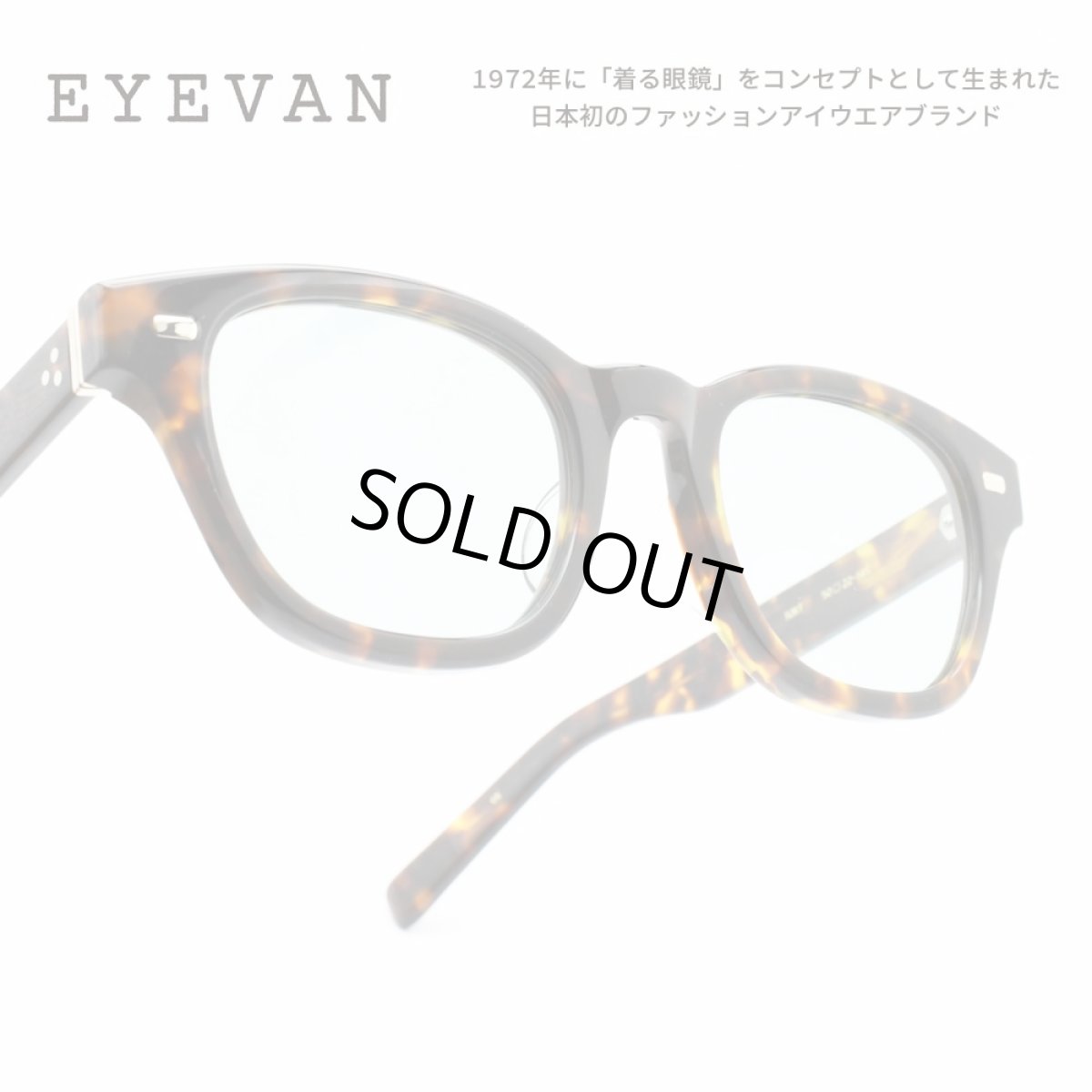 画像1: EYEVAN アイヴァン AVALON col-TORT lens-GRN (1)