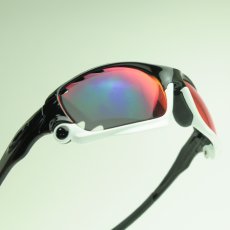 画像1: GOODMAN LENS MANUFACTURE グッドマンレンズマニュファクチャー OAKLEY JAWBONE / RACING JACKET オークリージョウボーン 用交換レンズ グレーベース/レッドミラー OAKLEY-JAWBONE-JB-P102 (1)