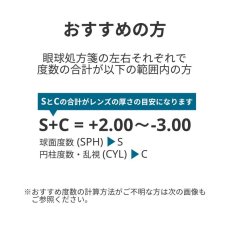 画像3: 1.60球面レンズ交換　おすすめ度数+2.00〜-3.00　乱視のない方におすすめ (3)