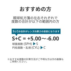 画像3: 1.70非球面レンズ交換　おすすめ度数+5.00〜-6.00 (3)