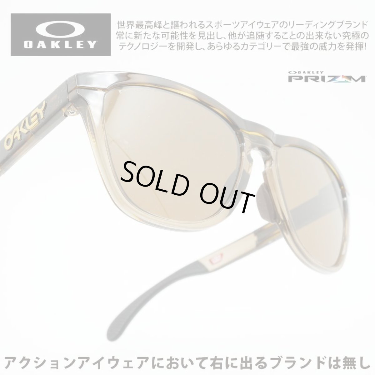 画像1: OAKLEY オークリー FROGSKINS RANGE フロッグスキンレンジ アジアンフィット BRONZE TORT BRONZE SMOKE/ PRIZM TUNGSTEN OO9284A-0755 (1)