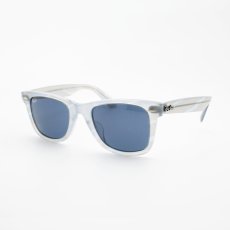 画像2: RAYBAN レイバン WAYFARER ウェイファーラー RB2140-F-1407-R5（ポリッシュフォトクロミック ストライプ ライトブルー/ブルー） (2)