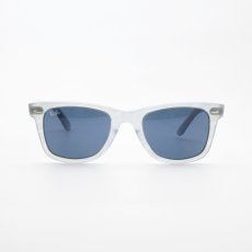 画像3: RAYBAN レイバン WAYFARER ウェイファーラー RB2140-F-1407-R5（ポリッシュフォトクロミック ストライプ ライトブルー/ブルー） (3)