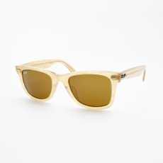 画像2: RAYBAN レイバン WAYFARER ウェイファーラー RB2140-F-1408-33（ポリッシュフォトクロミック ストライプ ブラウン/ブラウン） (2)