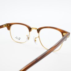 画像5: RAYBAN レイバン RB5154-8375 CLUBMASTER OPTICS Polish Stripe Brown (5)