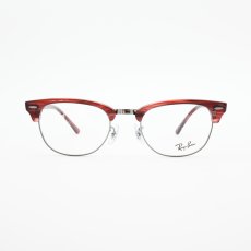 画像5: RAYBAN レイバン RB5154-8376 CLUBMASTER OPTICS Polish Stripe Red (5)