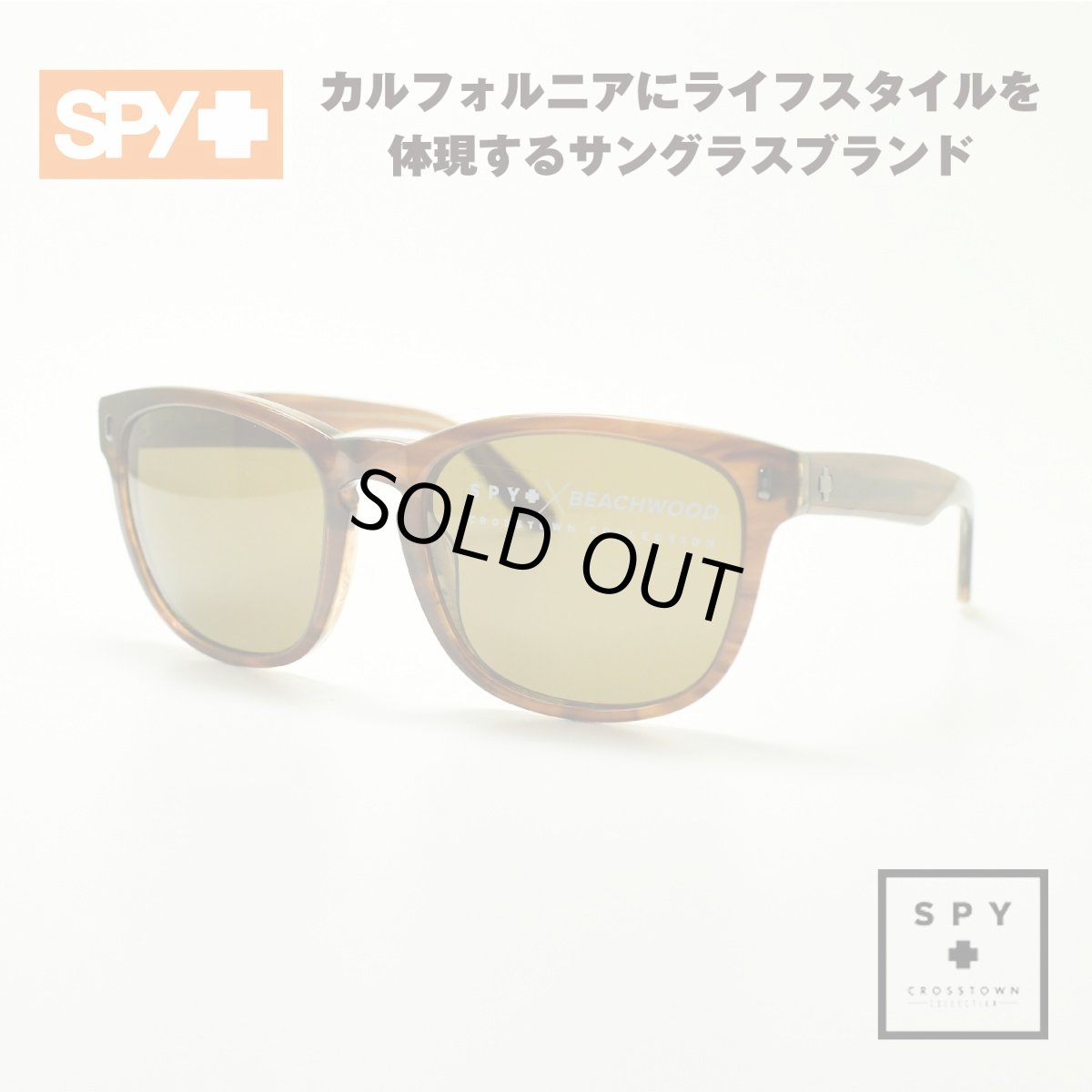 画像1: SPY スパイ BEACHWOOD ビーチウッド セピア/ブロンズ (1)